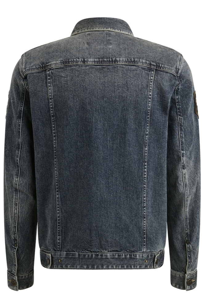 DENIM JACKET MET BADGES PDJ2508715 DOUBLE CROSS VINTAGE